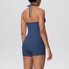 New Pure Color Brushed Back Strapless High-Waisted Yoga Set For Women - Sports Running Fitness Ensemble