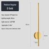 Creative Minimalist LED Wall Light for Hallway, Bedroom, Living Room, Study, and Staircase