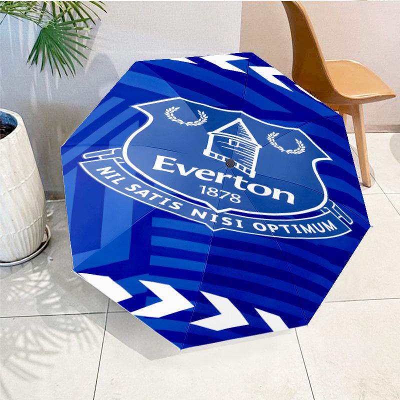 Fc Crest Design Printed Automatic Umbrella, 8-Frame for Travel, camping, Casual Umbrella, Essential Gift for for family and friends