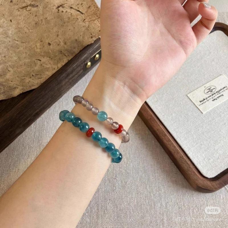 New Chinese Style Glass Bead Bracelet For Best Friends