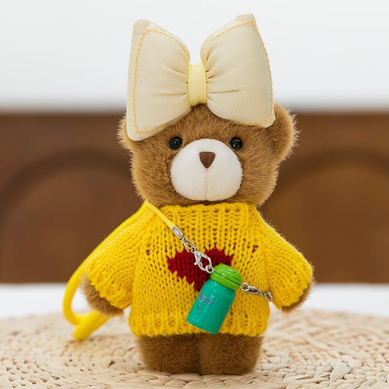 Dog Bear Penguin Animal Plush Keychain Stuffed Toy Cute Doll For Gifts Kids