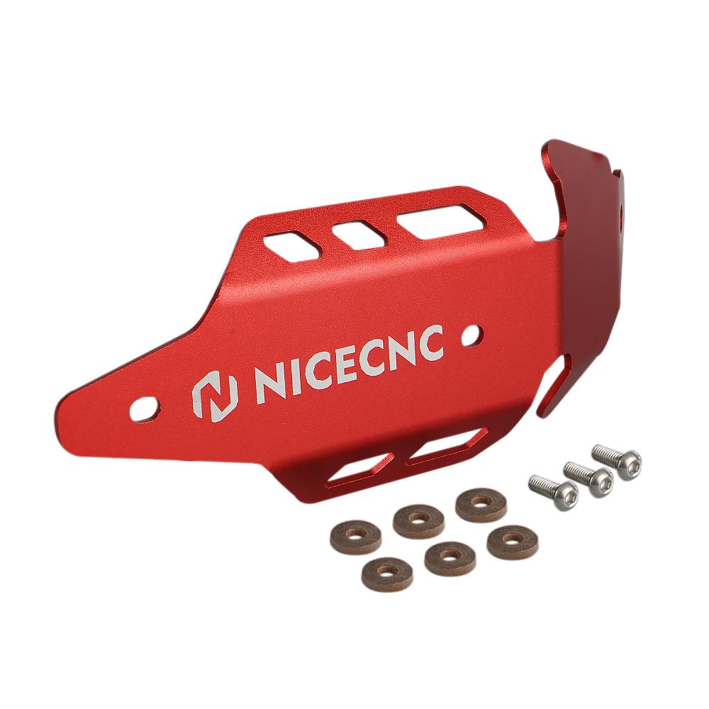 NiceCNC ATV Exhaust Muffler Mid Pipe Heat Shield Protector Guard Cover for Yamaha YFZ450R YFZ 450R 450 R Aluminum Accessories