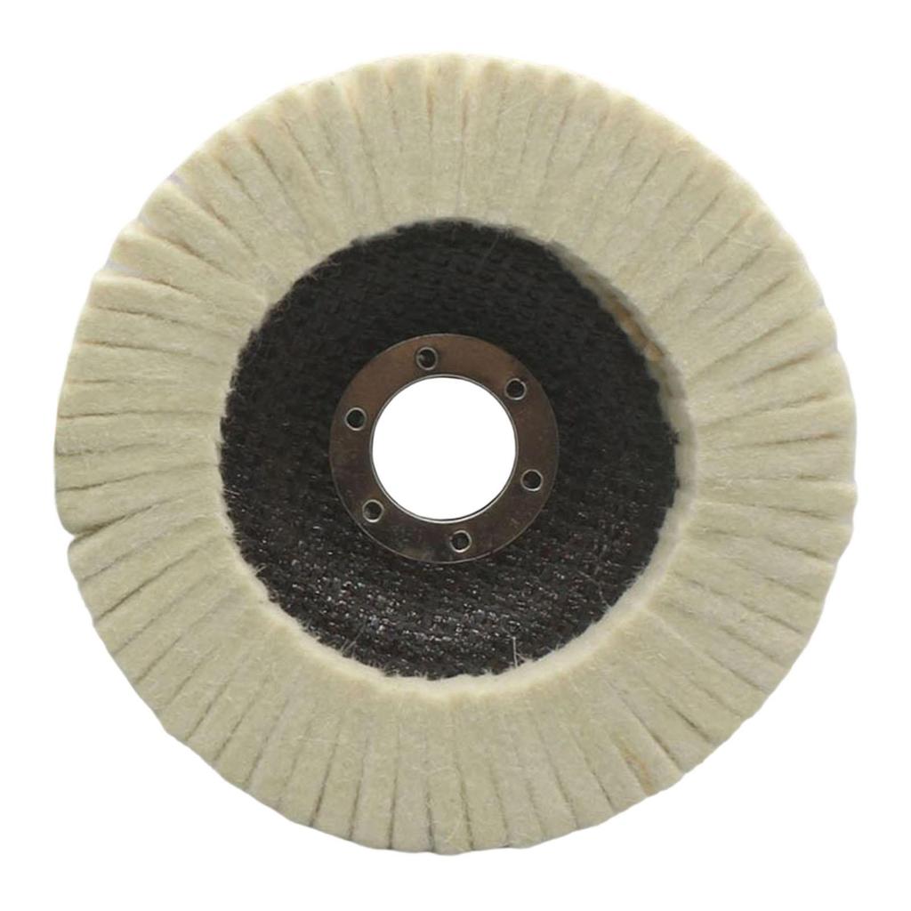 Efficient Wool Felt Polishing Wheel Pad Buffing Disc for Flat Surfaces for Angle Grinder Metal and Jewelry Finishing