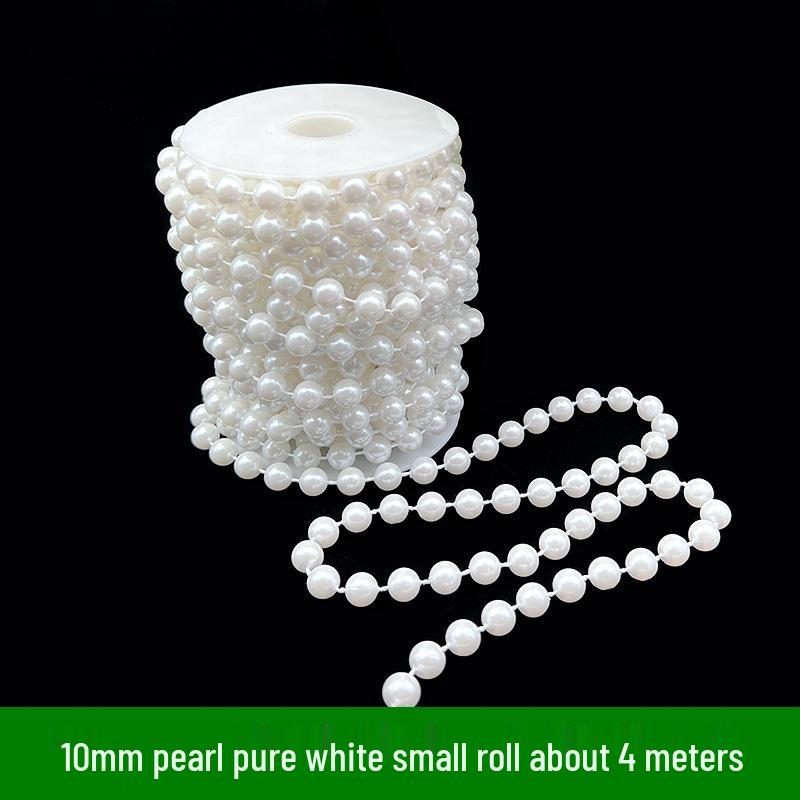 Adjustable 6-14mm Pearl Strand Chain for DIY Wedding Decor