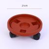 Removable Plant Stand Flower Pot Tray With Universal Wheel Heavy Rolling Flower Pot Rack Indoor And Outdoor Balcony
