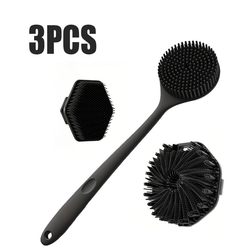 7-teiliges Gesichtspflege-Werkzeug Badebürsten-Set, komprimierter Gesichts-Schwamm, rutschfester Griff, Tiefenreinigungspflege-Werkzeug,