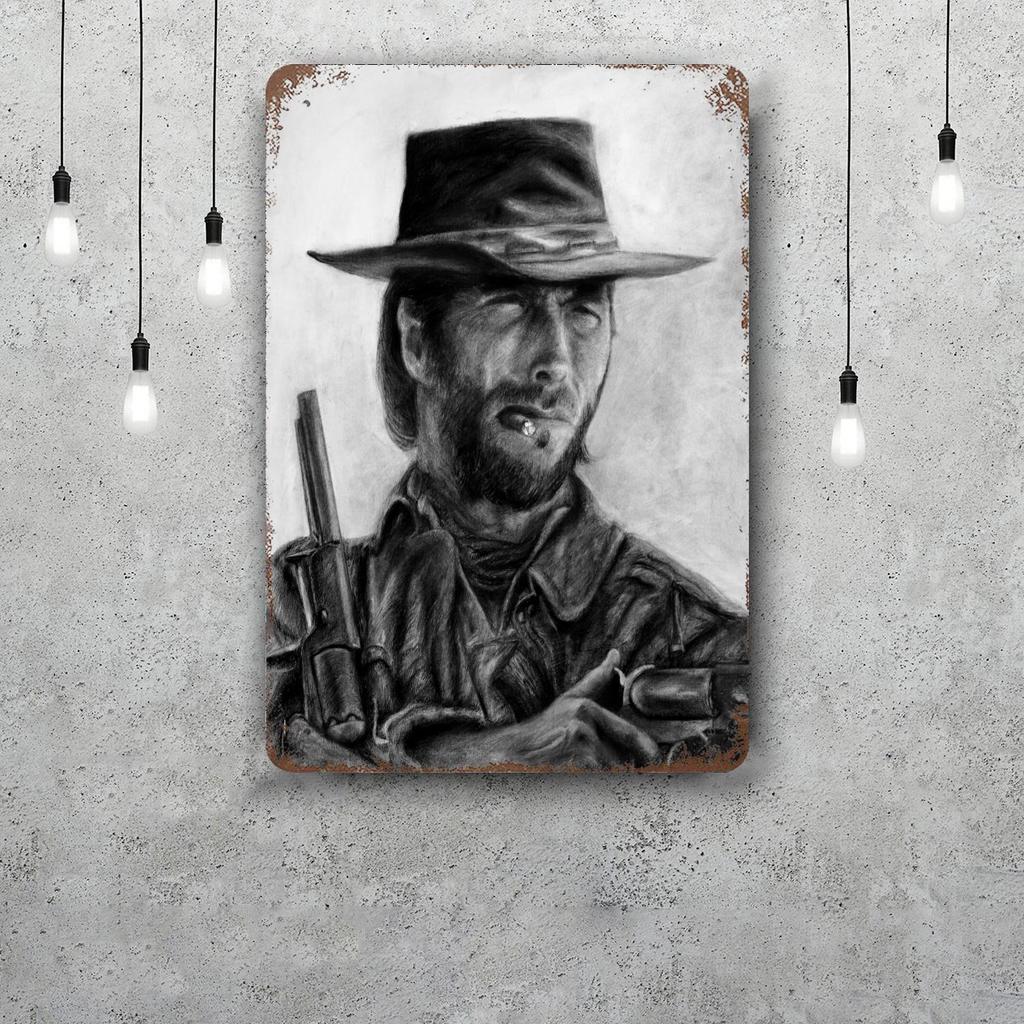 outlaw josey wales Metal Signs wall decor Vintage Tin Signs Captain Metal Poster Decor for Bar Pub Club Wall Decoration