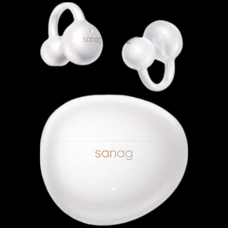 Saina S7S AI Bone Conduction Ear Clip Wireless Open-Ear Bluetooth Headphones