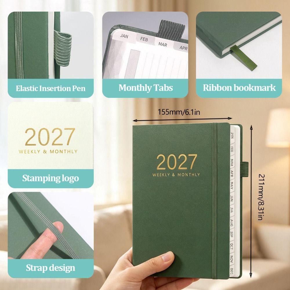 To Do List 2027 Schedule Book Planner Reminder Planner Notebook Portable Agenda Book Gift Giving