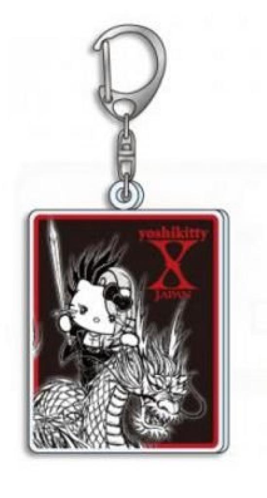Sanrio X JAPAN YOSHIKI yoshikitty Acrylic KH Dragon Keychain