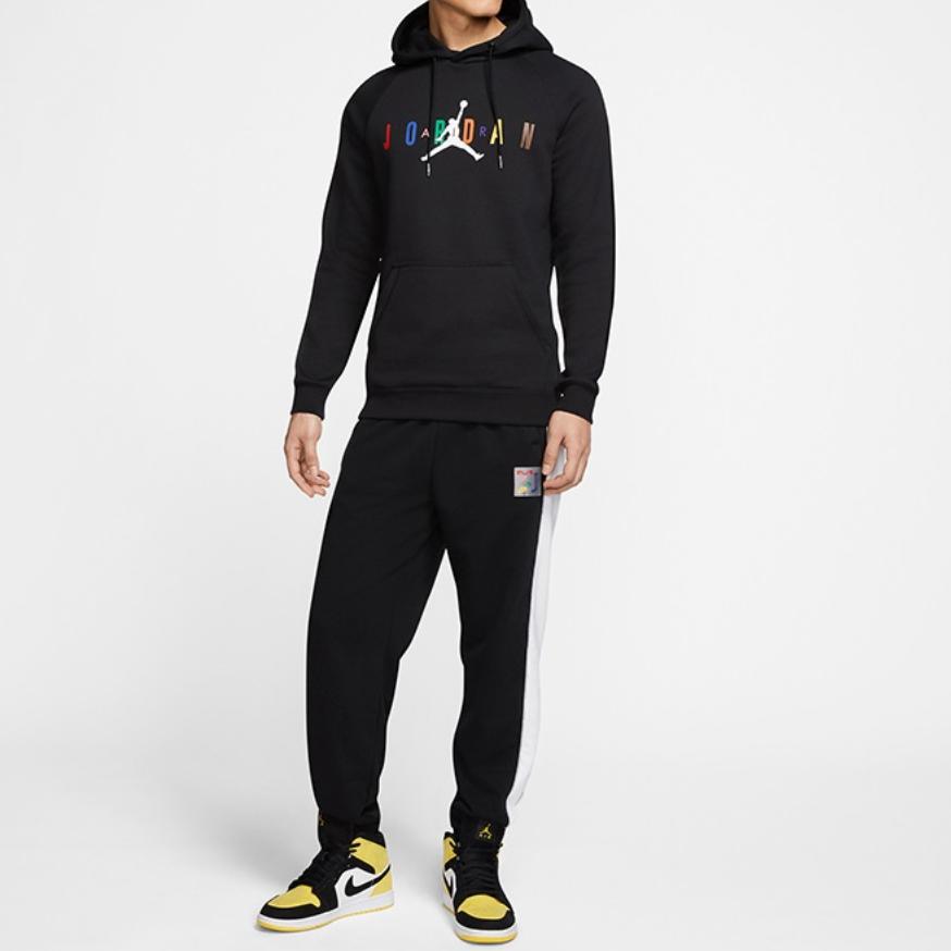 Jordan Air Sport Dna Hbr Fleece-Lined Knit Pullover Sweatshirt Men Tops Black CT6293-010