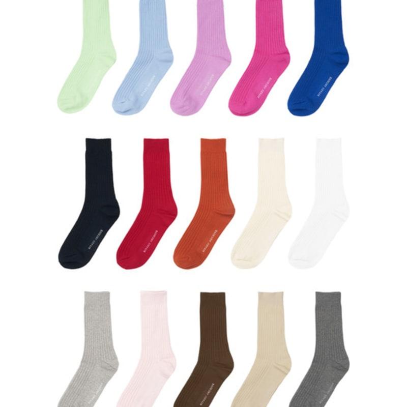 Siyazu SIAC3039 Siyazu Archive Silk Socks_15Colors