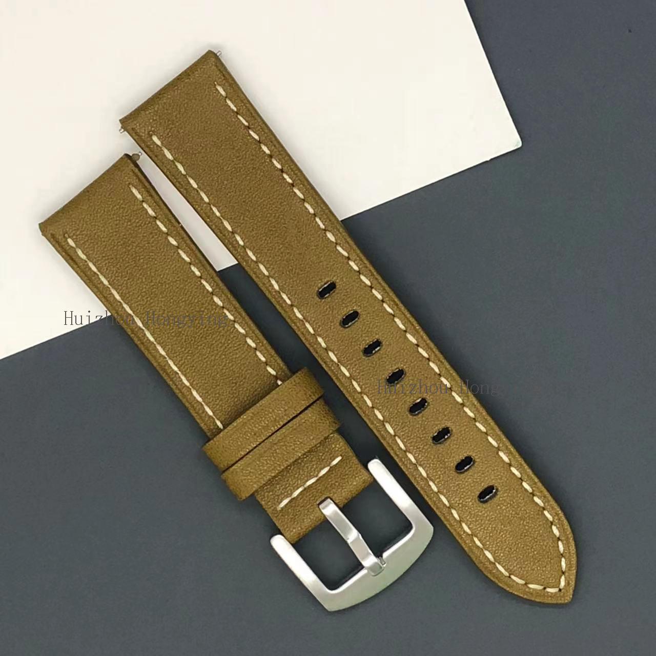 

Ремешок для часов для Garmin Forerunner 970 965 955 Solar 945 935 Браслет Ремешок Замена 22 мм Кожаный ремешок Аксессуары 22mm Universal оливковое зеленый