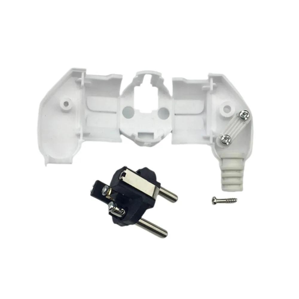 3PCS 4.8mm EU Schuko Plug Male Replacement Outlets Rewireable 250V 16A IP44 Connector Electeic Socket For Power Extension Cable