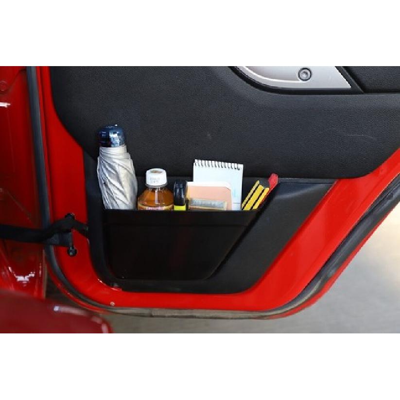 2x Rear Car Door Storage Box Organizer Tray for 4-DoorJeep Wrangler JK 2011-2017