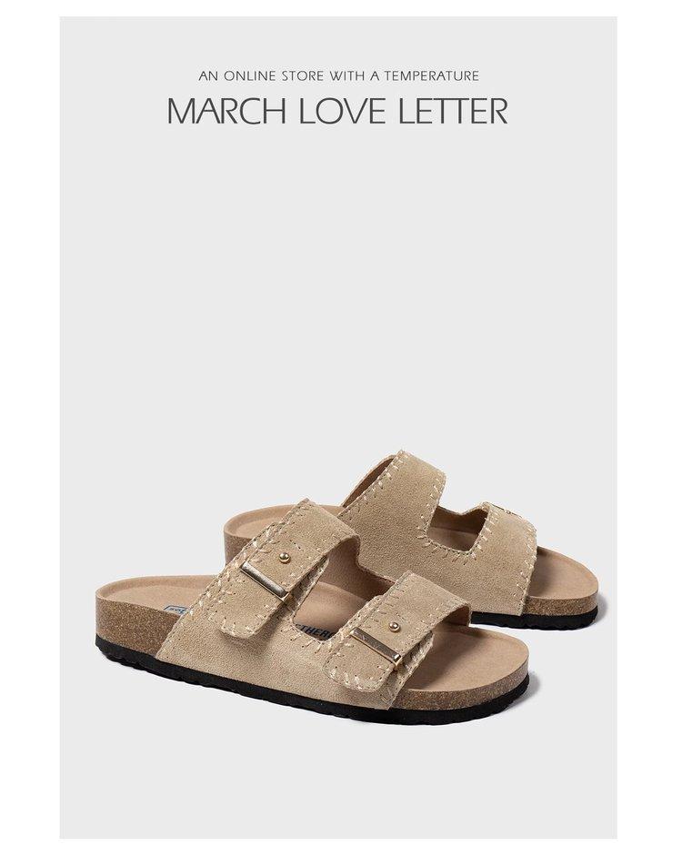 

Огромный, удобный! 2025 новые универсальные платформенные Birkenstocks полушлепанцы женские летние для ленивой носки повседневные крутые тапочки 40