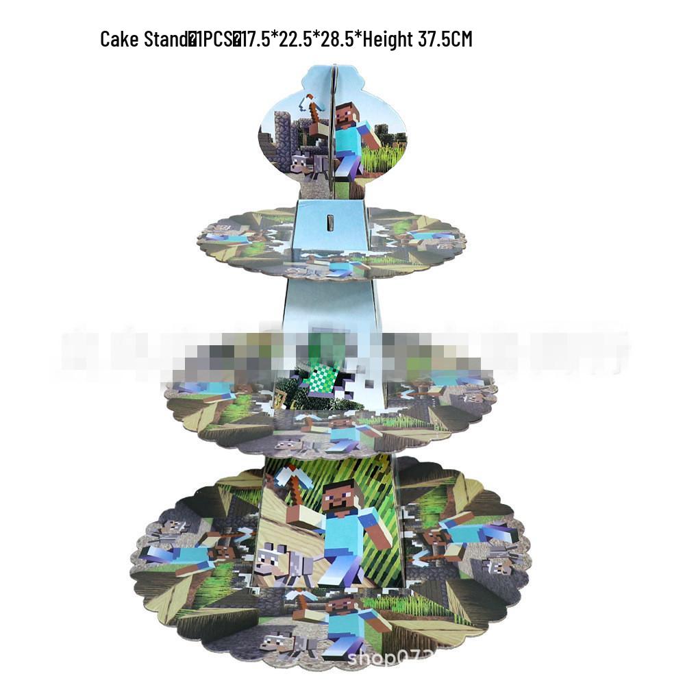 

Набір декору для дня народження Minecraft: Скатертина, Задній фон, Капелюхи, Банери, Подарункові пакети