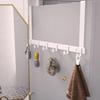 Ganci sopra la porta 6 ganci appendiabiti cappelli asciugamani appendiabiti casa bagno organizer rack cucina accessori titolare