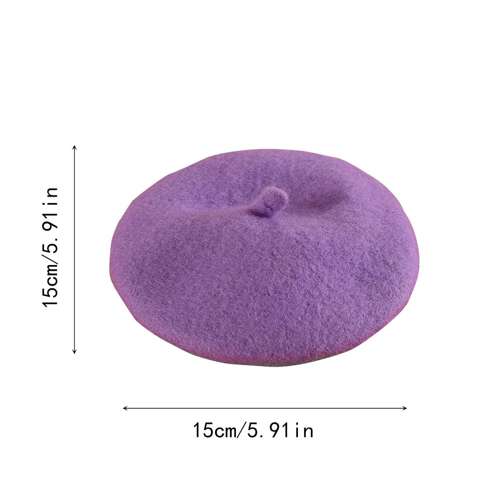 Personalized Custom Embroidered Name Wool Pet Beret Suitable For Cats And Dogs