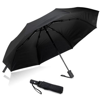 Folding Automatic Opening and Umbrella for Sunny and Rainy and Folding Teflon Windproof and Folding Heat UV Rainy Season Black [BEEL] Umbrella,