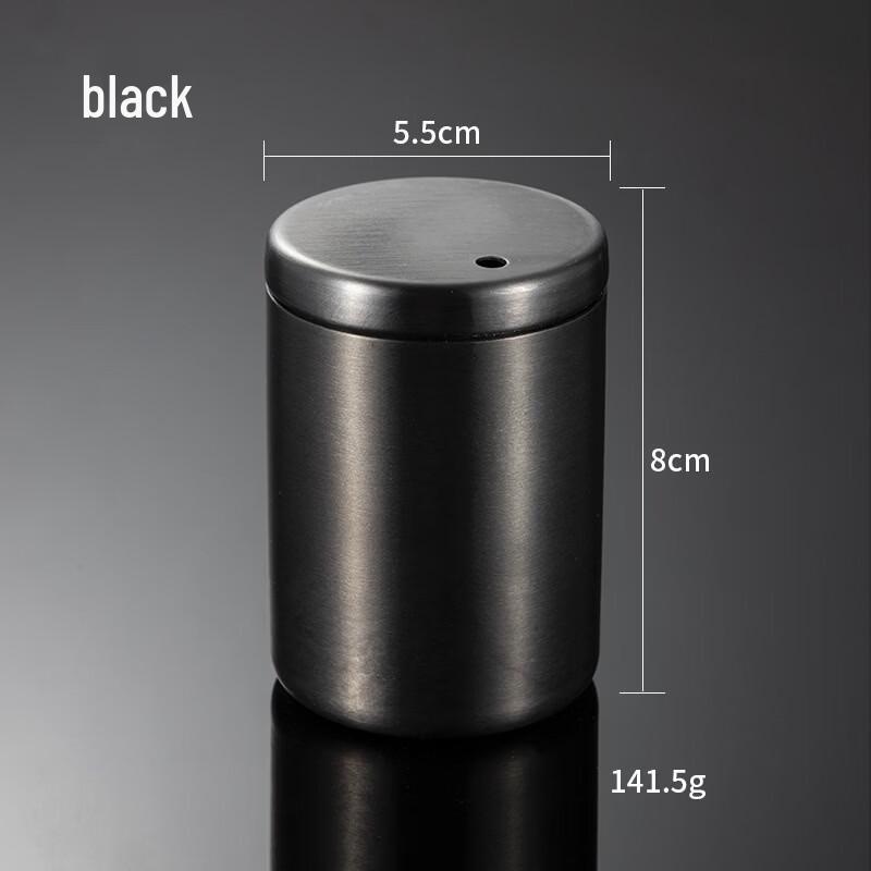 Qianxing Matte Black Stainless Steel Toothpick Holder
