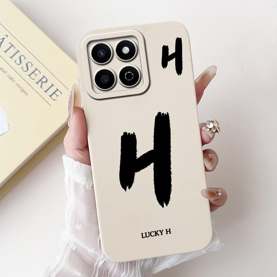 For Honor X7C Case ALT-LX2 Cute Lucky Letters Cover Shockproof Soft TPU Phone Case For Honor 200 Smart HonorX7C Back Cover Coque