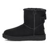 Tênis Feminino Mini Bailey Suede com Laço 'Preto' 1153514-BLK