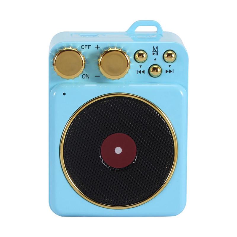T10 Prenosný Vintage Gramofón Zvuk Vonkajšie Bezdrôtové Bluetooth 4.2 Reproduktory