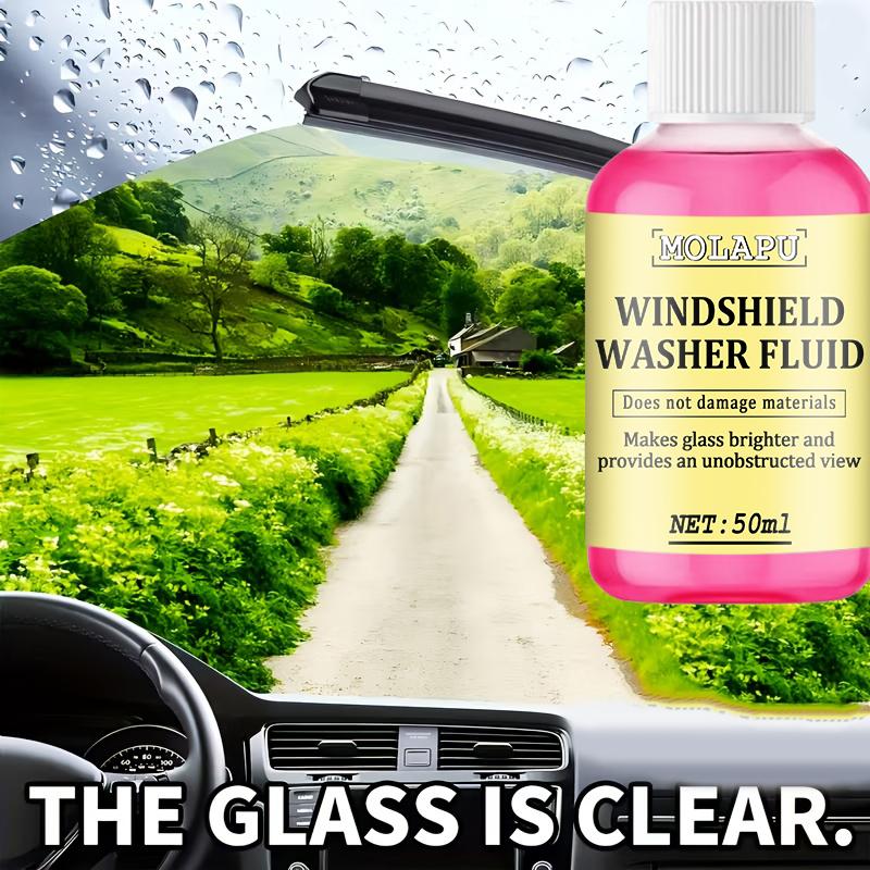 Premium Glass Cleaner Windshield Wiper Fluid, 1:100 Concentrated Solution, Suitable for Removing Water Stains, Tar, and Oxidation Layers, K