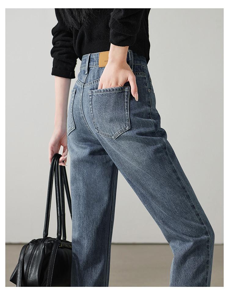 Cotton High Waisted Jeans for Women In the Spring of 2026, Fashionable and Versatile, Showing Off Thin and Skinny Leg Pants
