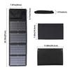 28W 5V Outdoor Foldable Solar Panels Cell USB Portable Solar Smartphone Battery Charger for Tourism Camping Hiking