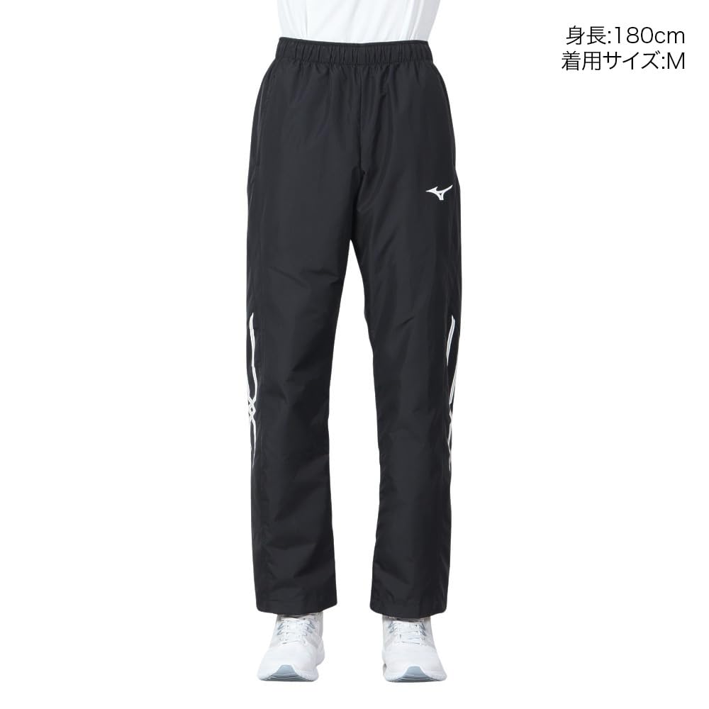 Training Wear Windbreaker Pants Sweat Absorbent Quick Drying Dry Unisex 32JF8015 09 M [Mizuno] Black/Black