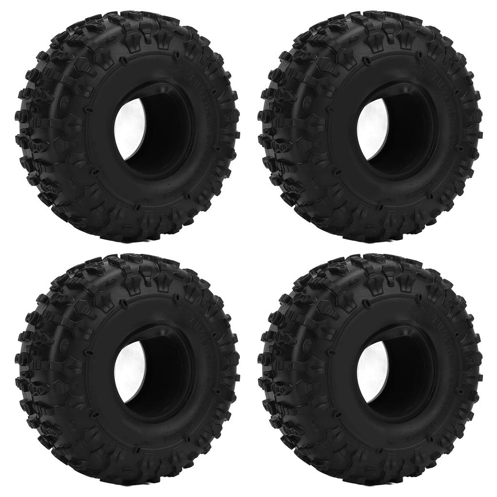 4pcs RC Rubber Tires 1.9 Inch Large Grip Universal RC Car Wheels for Axial Scx10 D90 Crawler