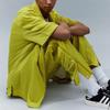 Adidas Song For The Mute X  Originals FW23 Relaxed Fit Straight Leg Drawstring Track Pants Unisex Bottoms Dark-Olive-Green IK8597