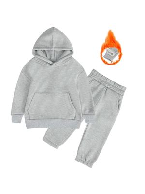 Trendiges Winter-Fleece-Sweatshirt & Hoodie Set für Kinder
