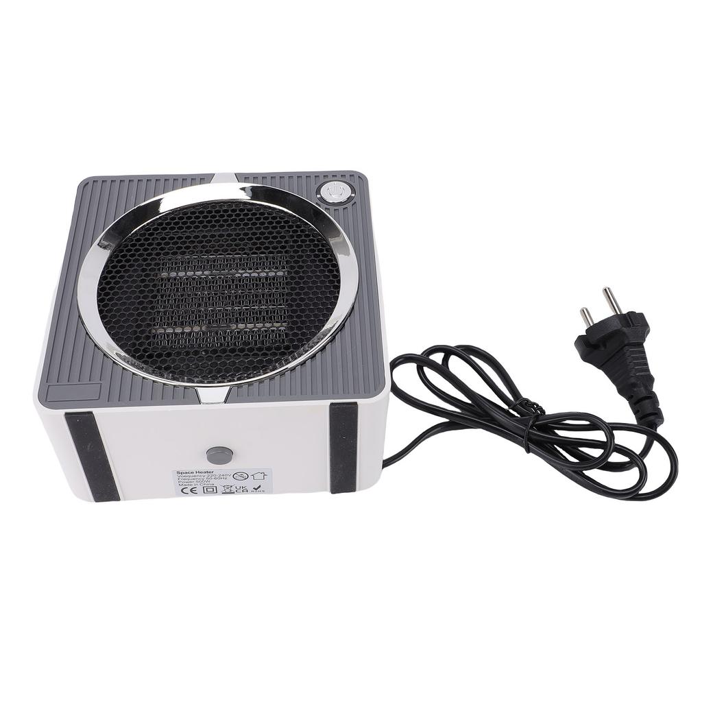 Mini Space Heater for Indoor Use PTC Fast Heating Quiet Portable Desktop Heater Fan for Bedroom Bathroom Office