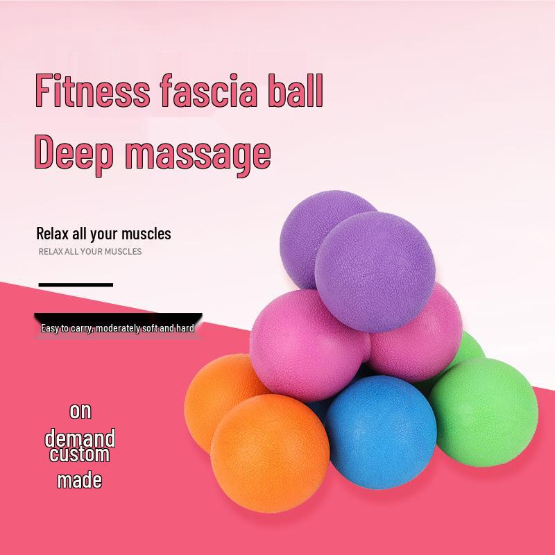 TPE Peanut Acupressure Massage Ball for Foot & Muscle Fitness