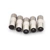 5Pcs F Type Female To Tv Aerial Rf Coaxial Male Connector Adapter Plug.