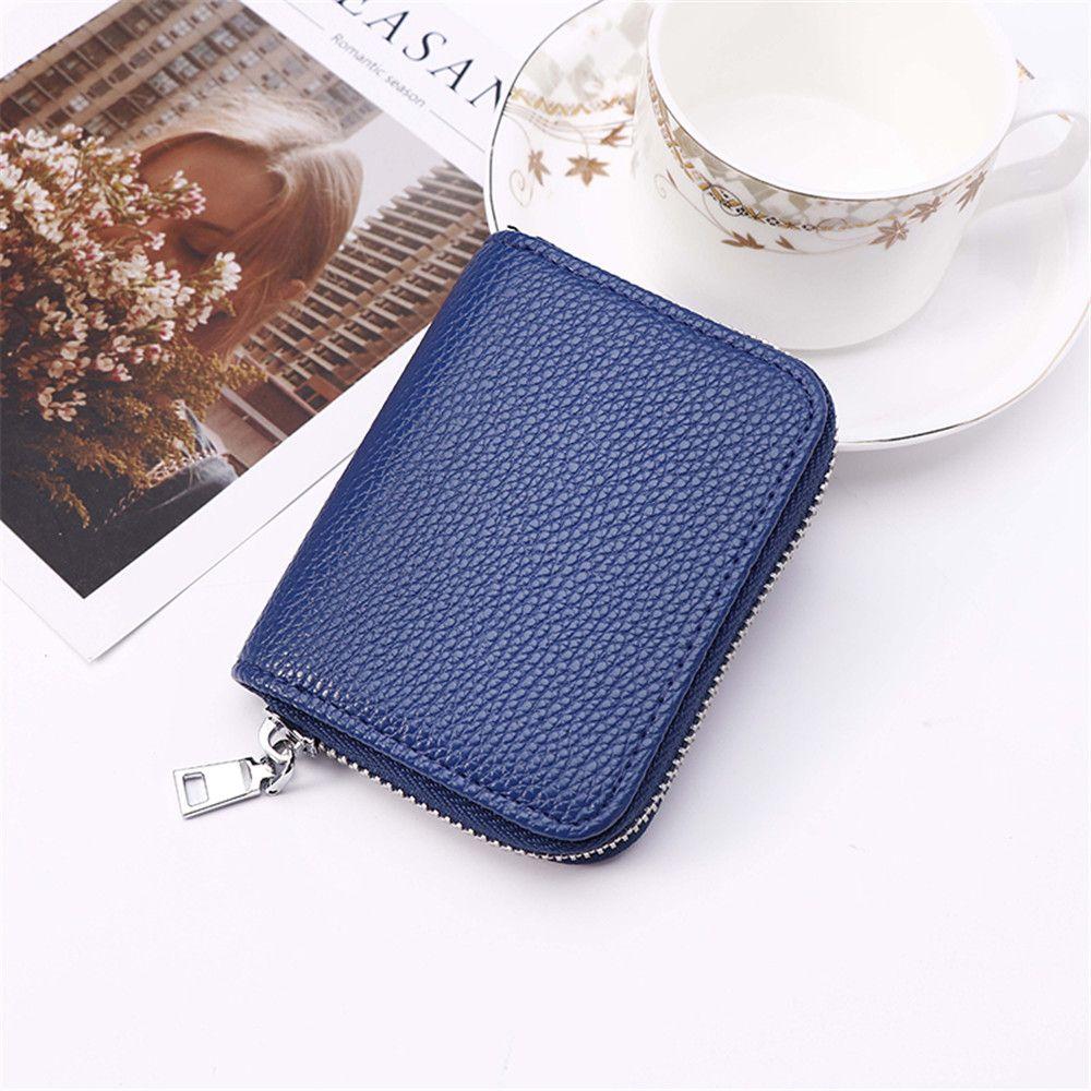 Bank/ID/Credit Card Holder Wallet Women/men Creative Business Card Holder PU Leather Wallet Fashion Card Case