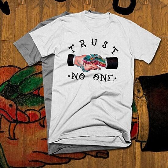 

Trust No One t-shirt mobster gangster criminal kingpin mob Boss mafioso Thug 4XL