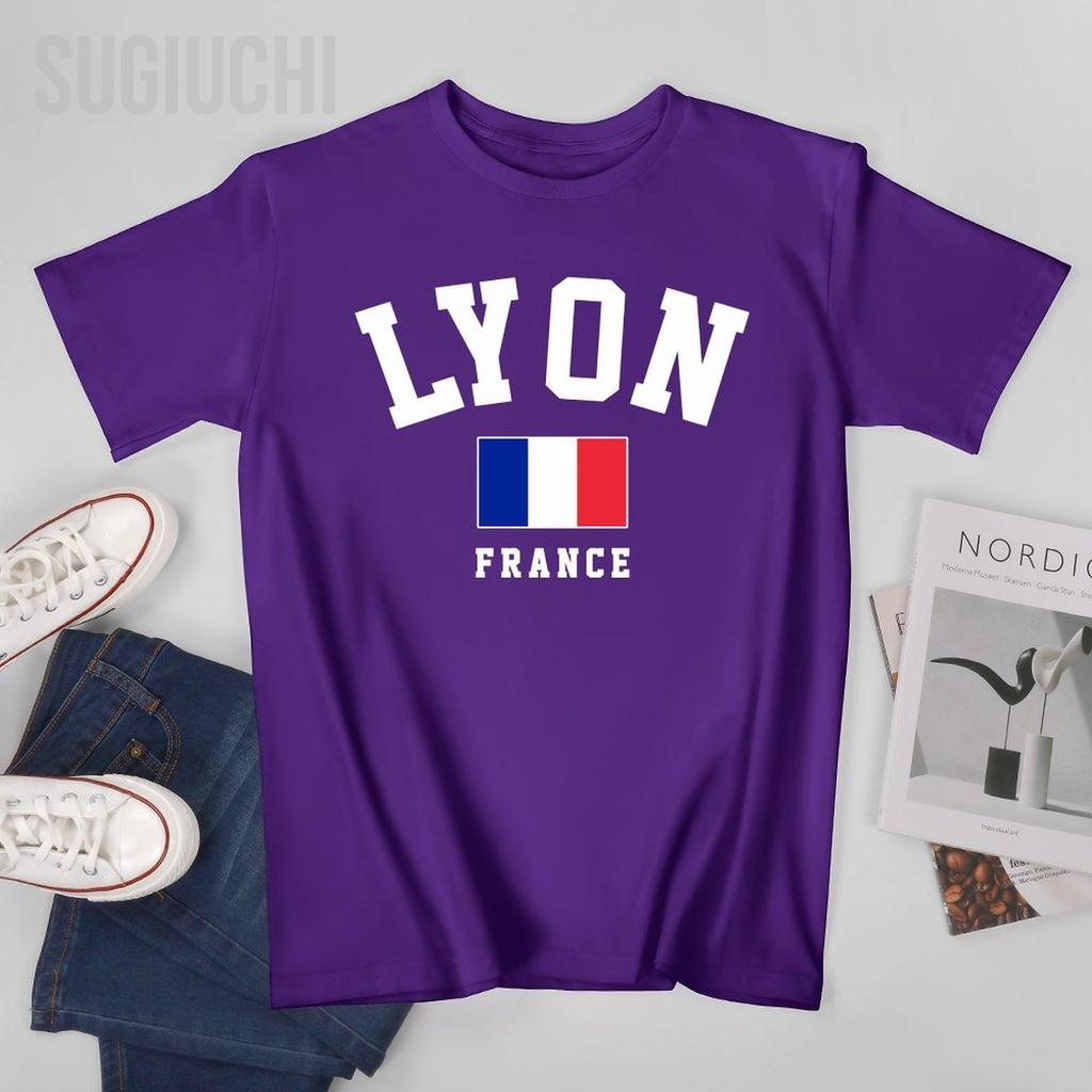 Lyon Of France City Series Unisex Tshirt Tees Tshirt Oneck T Shirts Unisex Boys Clothing 100 Cotton