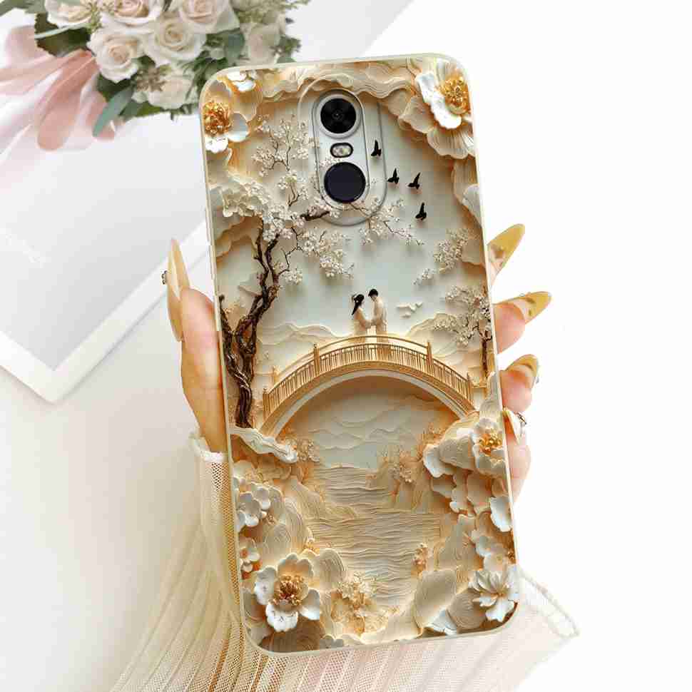 For Xiaomi Redmi 5 Plus (Redmi Note 5) Case Cat Painted Cover Soft Slim Phone Case For Xiaomi Redmi5 Plus 5Plus Note5 Shell