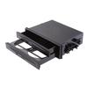 Universal Car Truck Double Din Radio Pocket Drink-Cup Holder Tray Organizer Storage Box