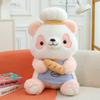 Cute Baked Panda Bear Doll Plush Toy Doll Throw Pillow Cushion Cute Gift