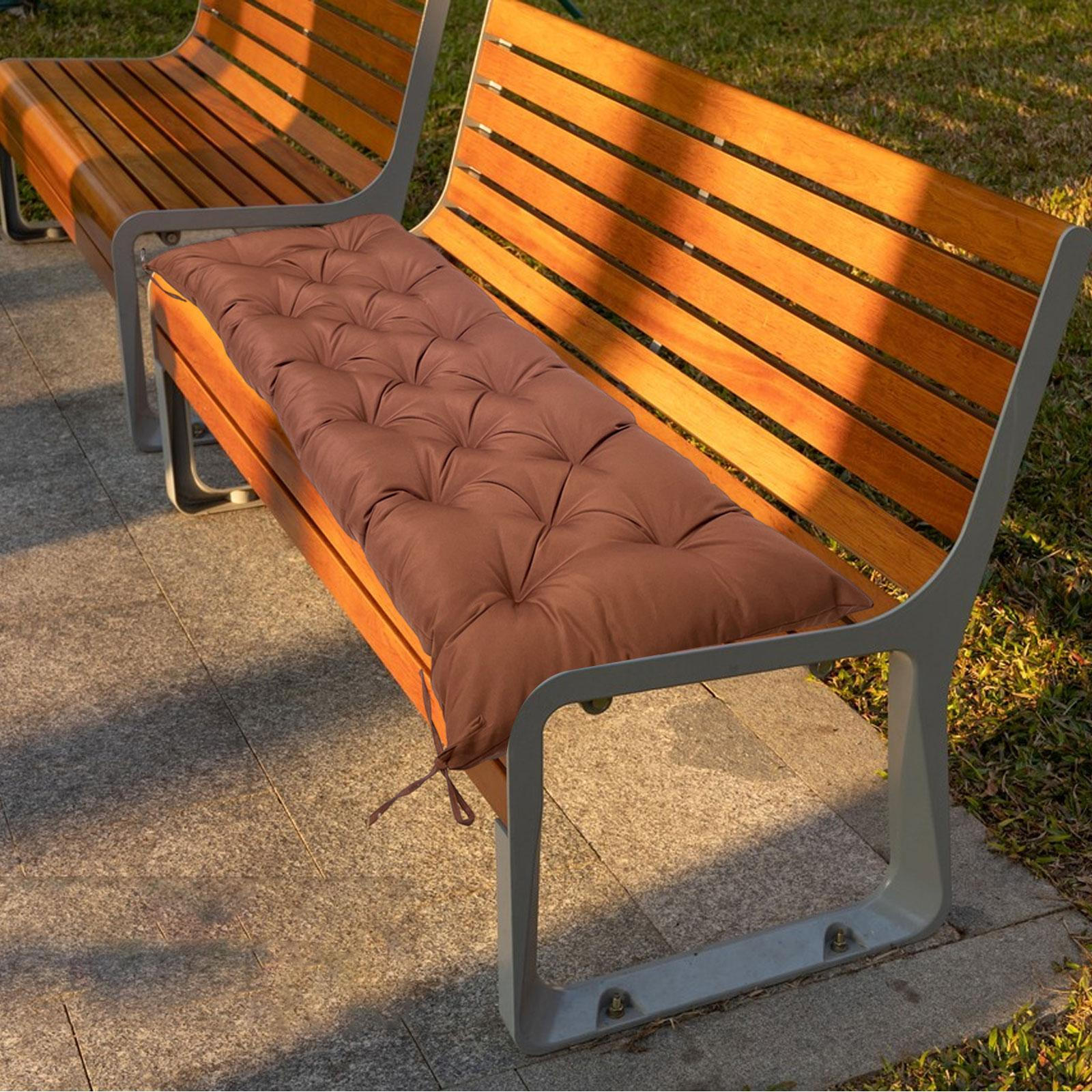 Подушка для садовой скамейки прямоугольная подушка для сиденья мягкая мебель завязки включены коричневый 2980₽