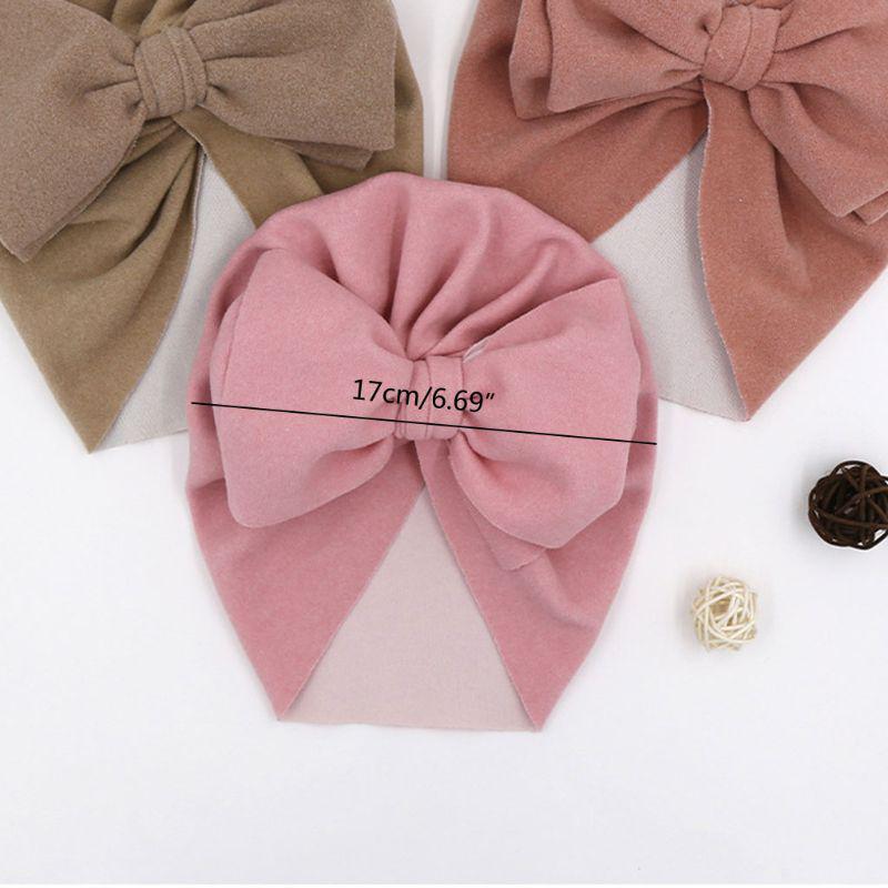 Baby Hat Girls Bows Turban Hat Infant Photography Props Kids Beanie Children Cap