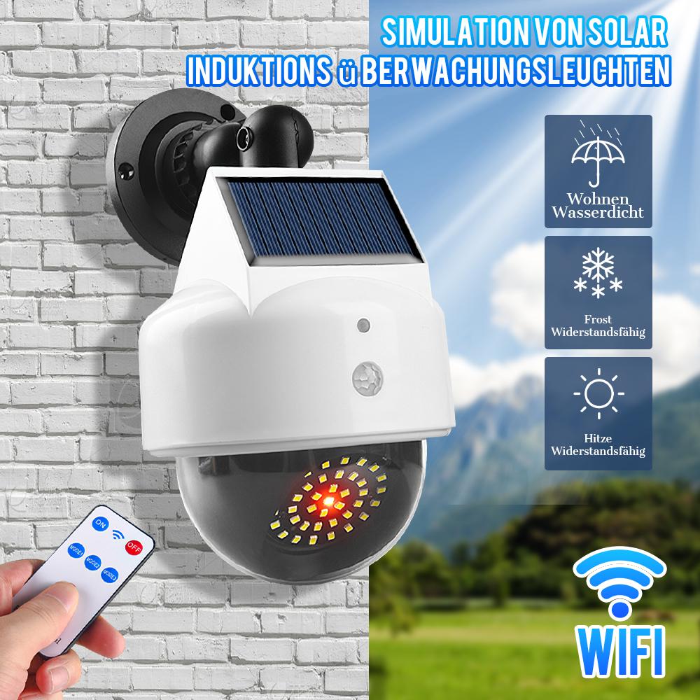 

Outdoor Sensor Solar Lights Remote Control Powered Simulation Monitoring Wall Lamp Fake Security Camera for Porch Garden Patio United States
