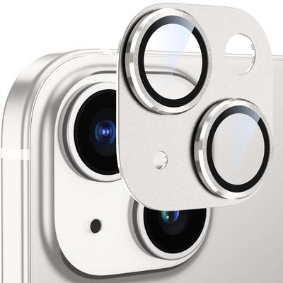 Camera Film for iPhone 13 Mini Camera Protection Aluminum Alloy Tempered Glass iPhone Camera Cover Scratch Resistant Shockproof Overexposure