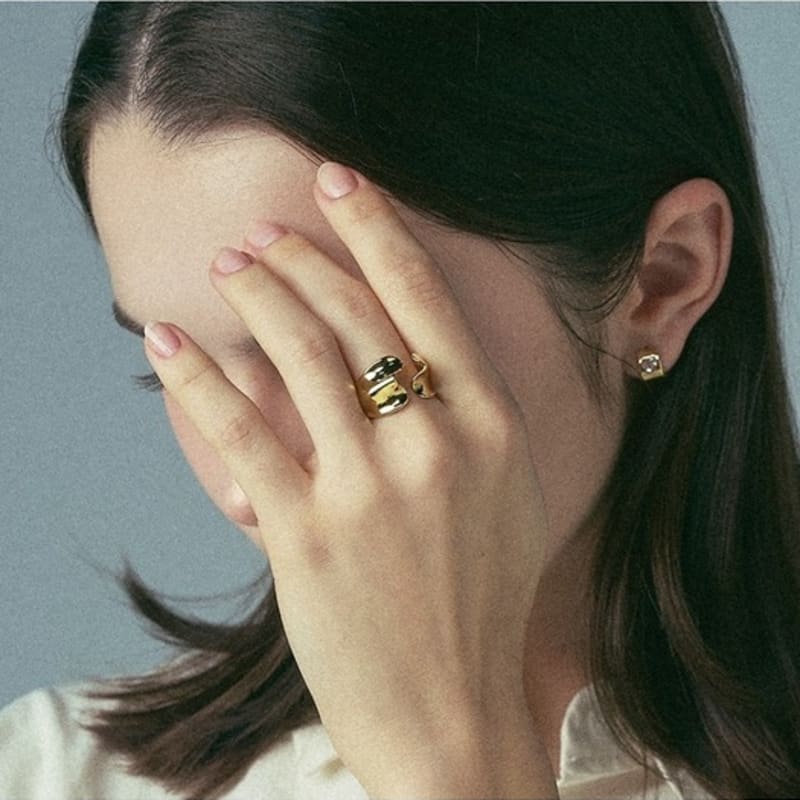 Dana Burton Mystic Valley Wave Open Ring