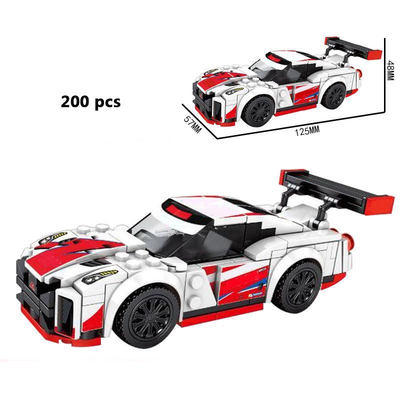 For Technical City Speed Champions Sports Car Racing Car Super Racers Figures Building Blocks Bricks Garage Toys Gifts Friends